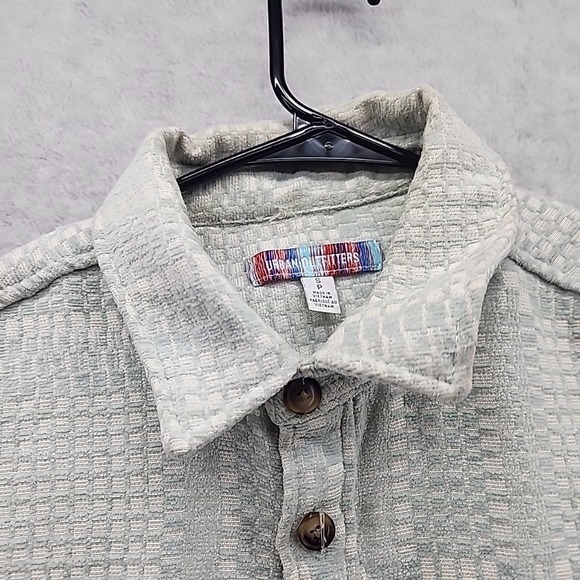 Urban Outfitters Men's  Size Small Chenille Check Over shirt  Mint - Picture 3 of 14